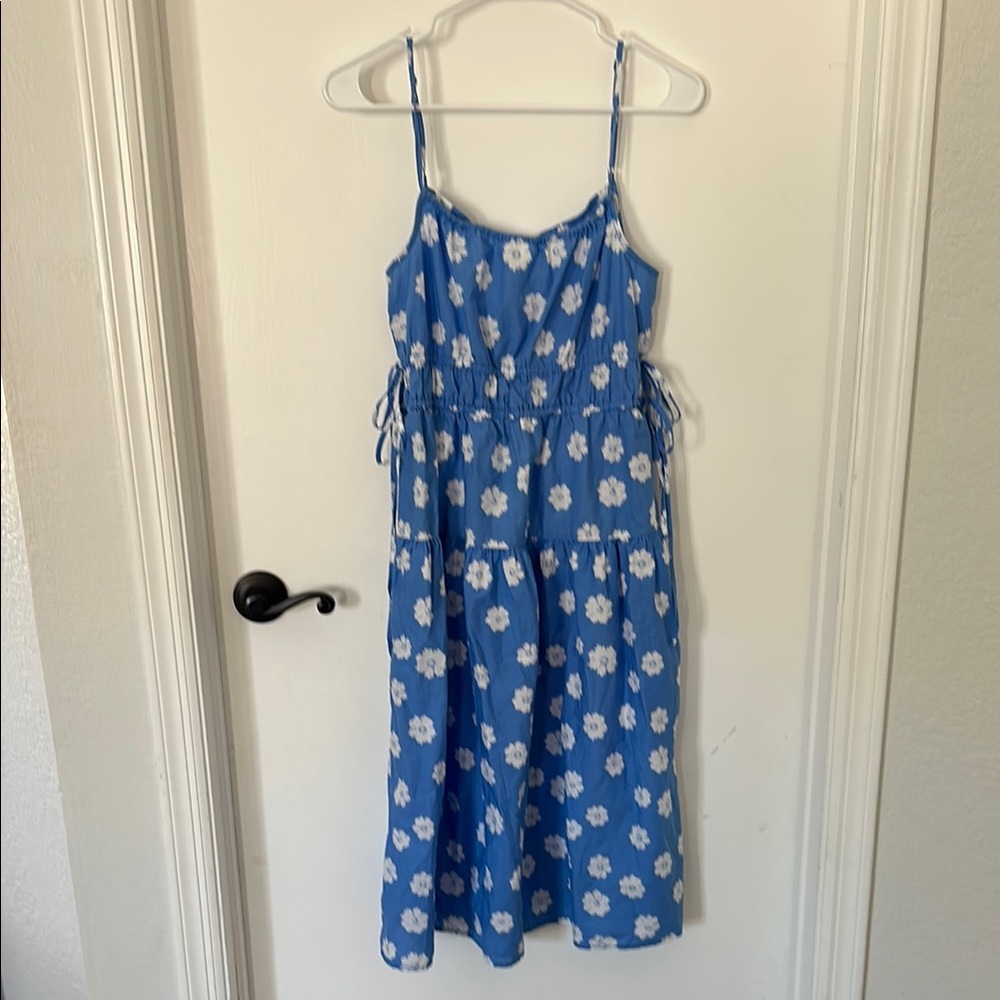 Blue Floral Women’s Sun Dress